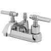 Online KS4261ML 4-Inch Centerset Bathroom Faucet in Polished Chrome 4" Center Set