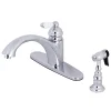 Outlet KS6571PLBS Single-Handle Kitchen Faucet in Polished Chrome Faucets With Side Spray