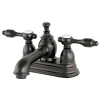 Sale KS7005TAL 4" Centerset Lavatory Faucet with Brass Pop-up in Oil Rubbed Bronze 4" Center Set