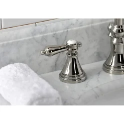 Hot KS298XBAL-P Heirloom Widespread Bathroom Faucet with Brass Pop-Up 8