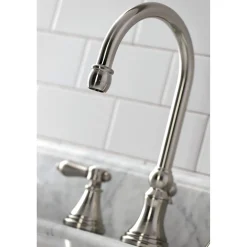 Hot KS298XBAL-P Heirloom Widespread Bathroom Faucet with Brass Pop-Up 8