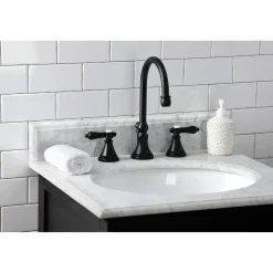 Hot KS298XBAL-P Heirloom Widespread Bathroom Faucet with Brass Pop-Up 8