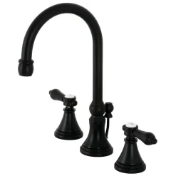 Hot KS298XBAL-P Heirloom Widespread Bathroom Faucet with Brass Pop-Up 8