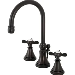 Hot KS298XBEX-P Essex Widespread Bathroom Faucet with Brass Pop-Up 8