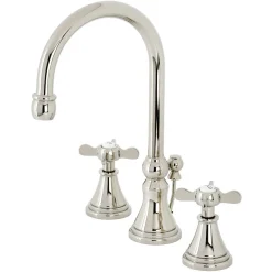 Hot KS298XBEX-P Essex Widespread Bathroom Faucet with Brass Pop-Up 8