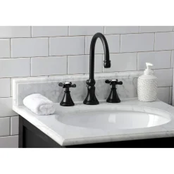 Hot KS298XBEX-P Essex Widespread Bathroom Faucet with Brass Pop-Up 8