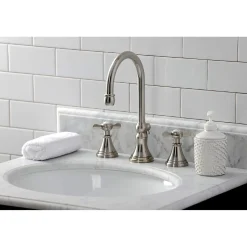 Hot KS298XBEX-P Essex Widespread Bathroom Faucet with Brass Pop-Up 8