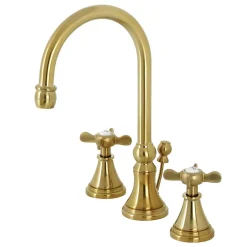 Hot KS298XBEX-P Essex Widespread Bathroom Faucet with Brass Pop-Up 8