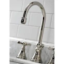 Hot KS298XBEX-P Essex Widespread Bathroom Faucet with Brass Pop-Up 8