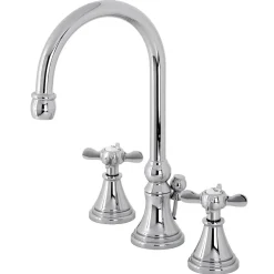 Hot KS298XBEX-P Essex Widespread Bathroom Faucet with Brass Pop-Up 8