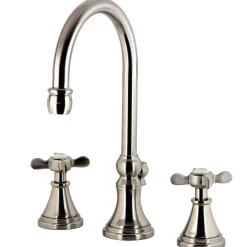 Hot KS298XBEX-P Essex Widespread Bathroom Faucet with Brass Pop-Up 8