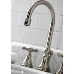 Hot KS298XBEX-P Essex Widespread Bathroom Faucet with Brass Pop-Up 8