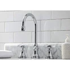 Hot KS298XBEX-P Essex Widespread Bathroom Faucet with Brass Pop-Up 8