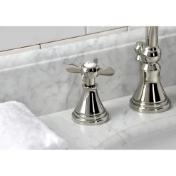Hot KS298XBEX-P Essex Widespread Bathroom Faucet with Brass Pop-Up 8