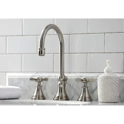 Hot KS298XBEX-P Essex Widespread Bathroom Faucet with Brass Pop-Up 8