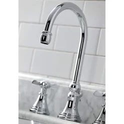 Hot KS298XBEX-P Essex Widespread Bathroom Faucet with Brass Pop-Up 8