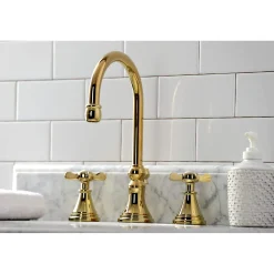 Hot KS298XBEX-P Essex Widespread Bathroom Faucet with Brass Pop-Up 8