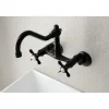 Online KS322XBEX-P 6-Inch Adjustable Center Wall Mount Kitchen Faucet Wall Mounted Kitchen Faucets