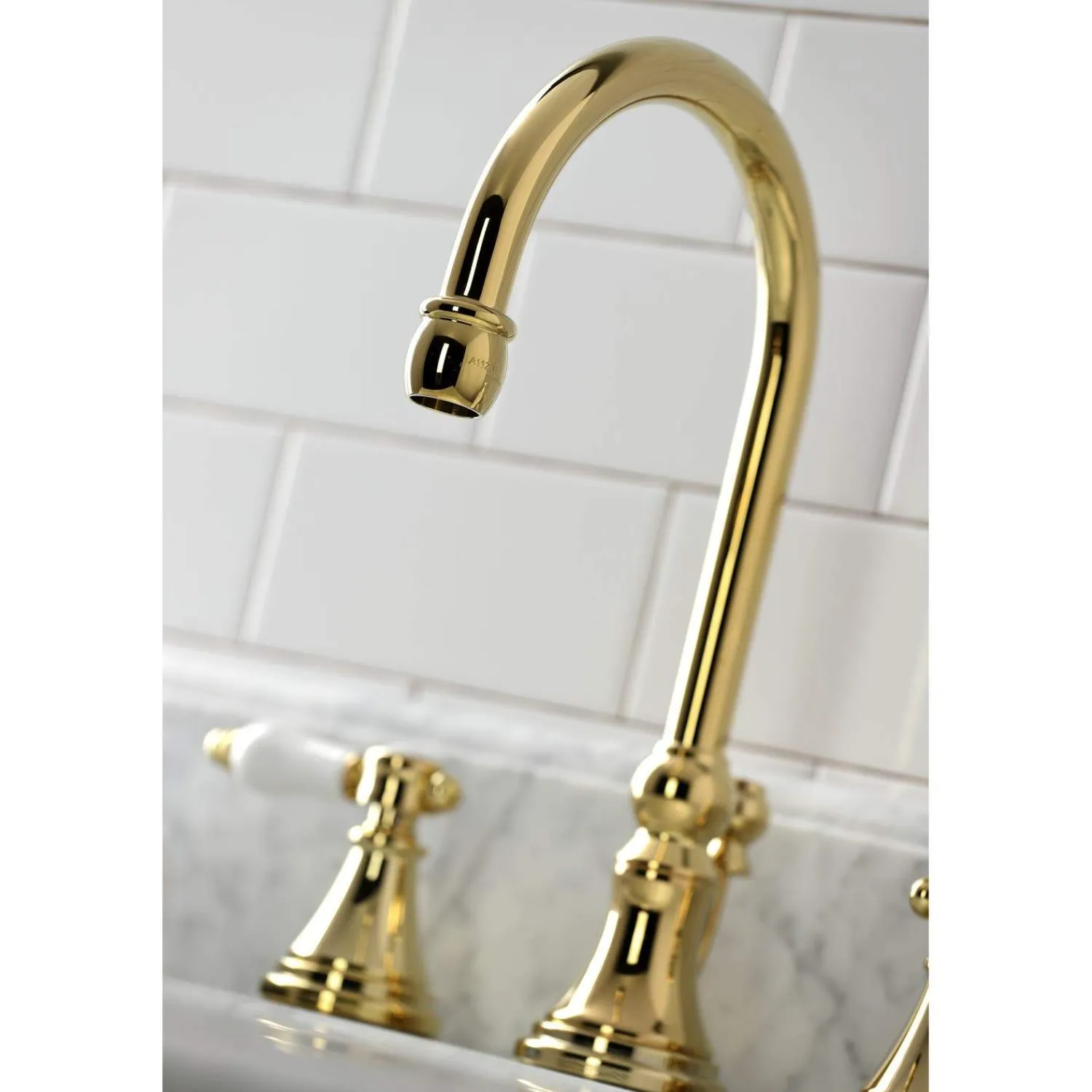 Sale KS298XBPL-P Bel Air Widespread Bathroom Faucet with Brass Pop-Up 8" Widespread
