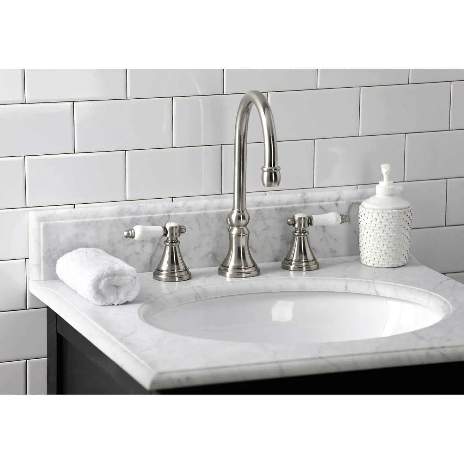 Sale KS298XBPL-P Bel Air Widespread Bathroom Faucet with Brass Pop-Up 8" Widespread