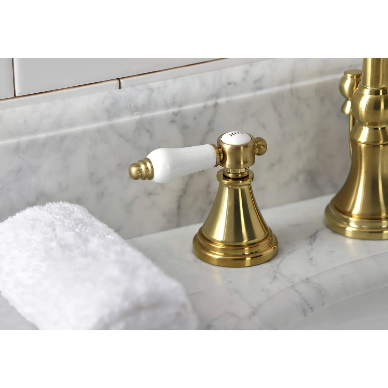 Sale KS298XBPL-P Bel Air Widespread Bathroom Faucet with Brass Pop-Up 8" Widespread