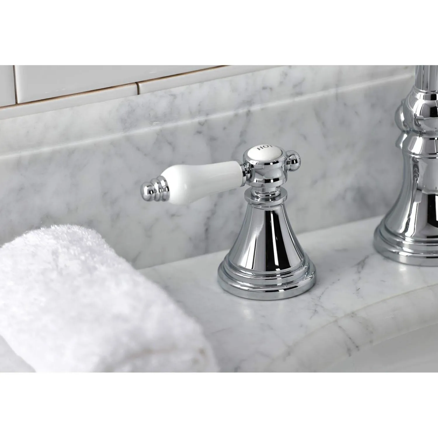 Sale KS298XBPL-P Bel Air Widespread Bathroom Faucet with Brass Pop-Up 8" Widespread