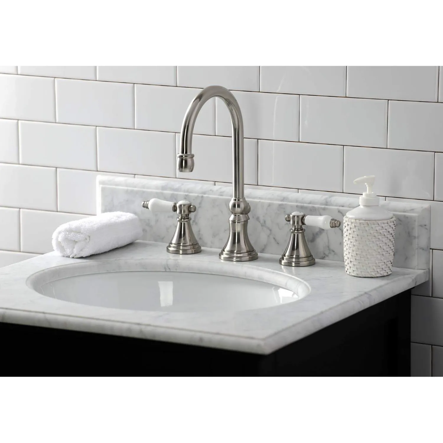 Sale KS298XBPL-P Bel Air Widespread Bathroom Faucet with Brass Pop-Up 8" Widespread