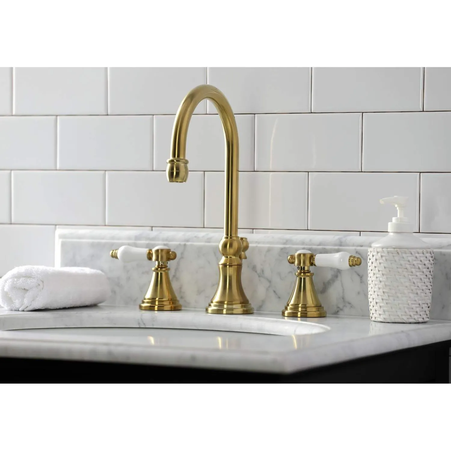 Sale KS298XBPL-P Bel Air Widespread Bathroom Faucet with Brass Pop-Up 8" Widespread