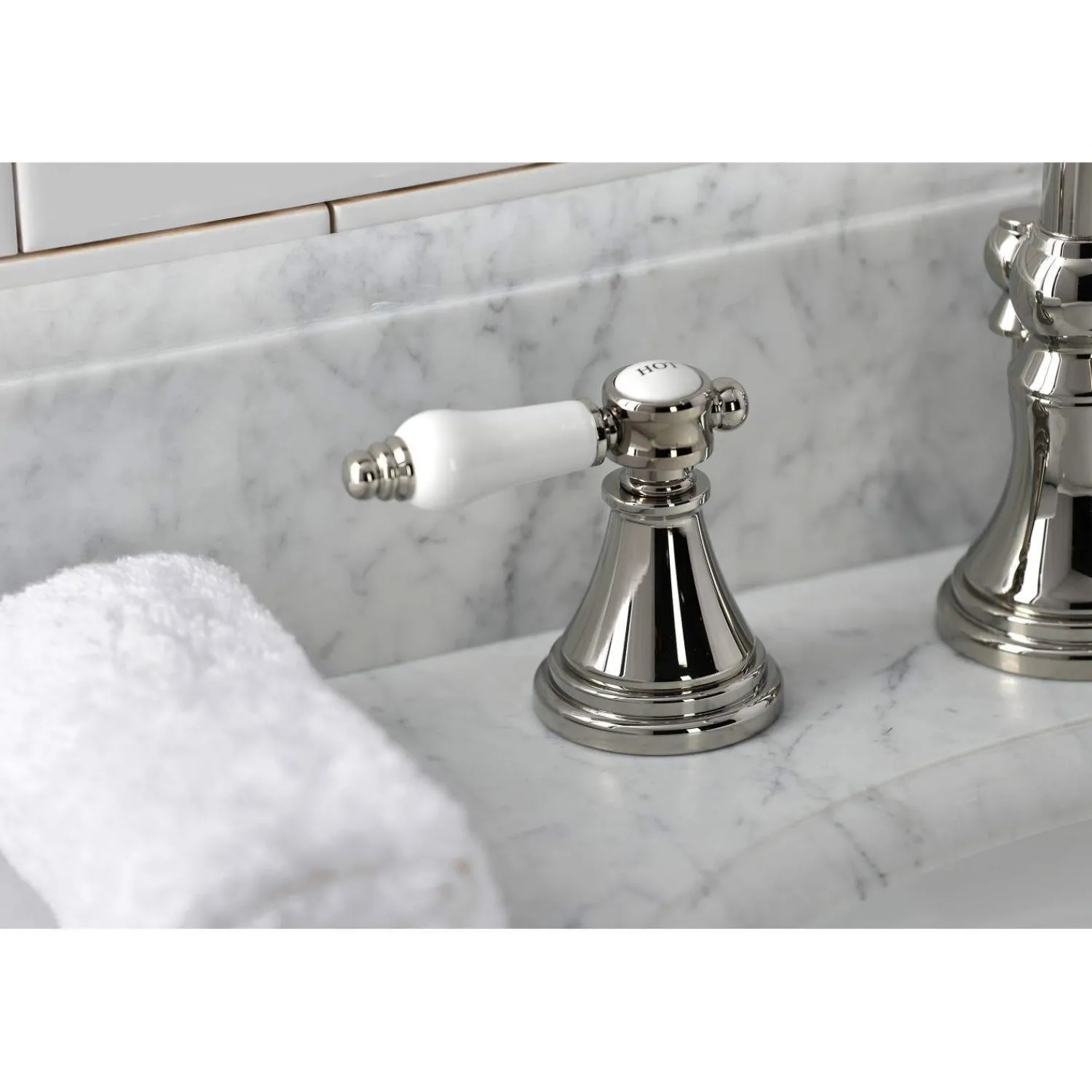 Sale KS298XBPL-P Bel Air Widespread Bathroom Faucet with Brass Pop-Up 8" Widespread