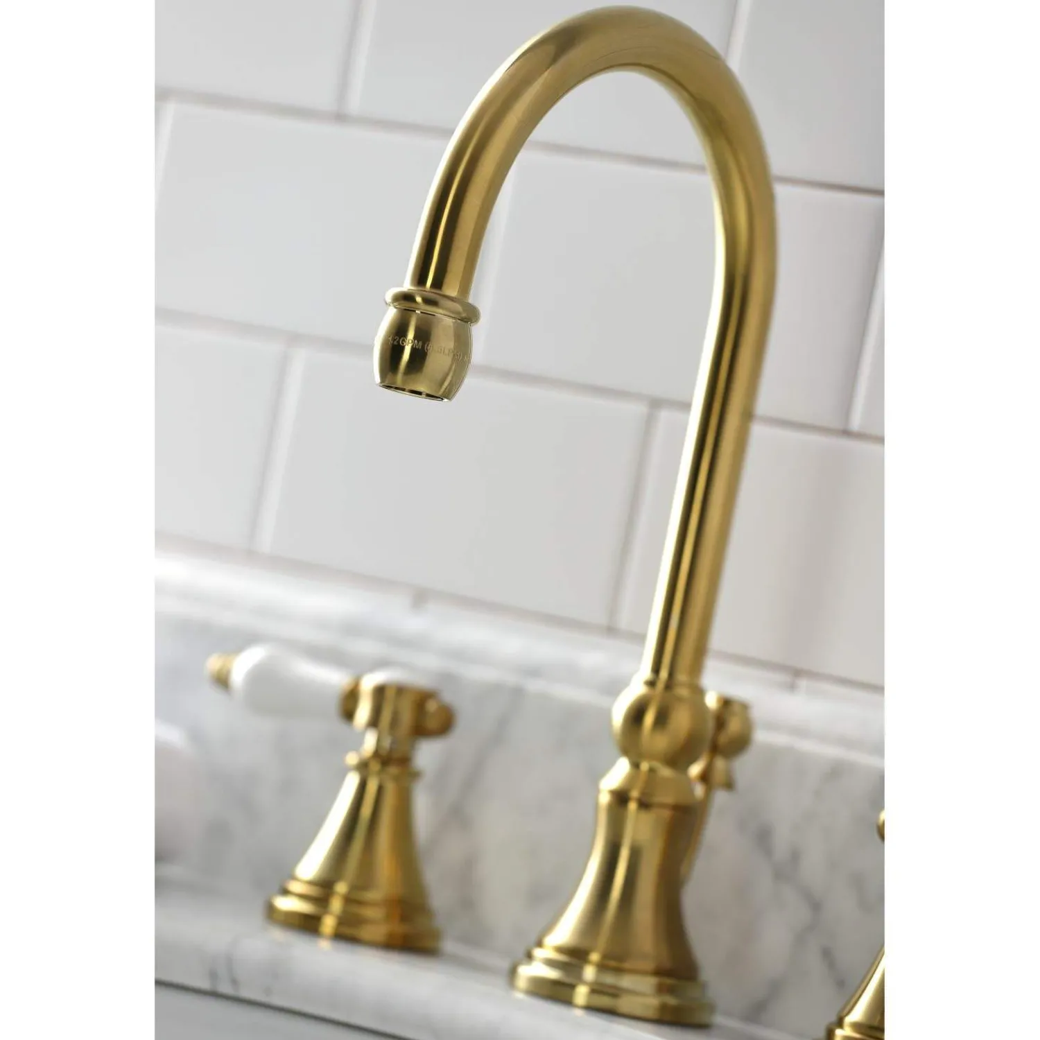 Sale KS298XBPL-P Bel Air Widespread Bathroom Faucet with Brass Pop-Up 8" Widespread