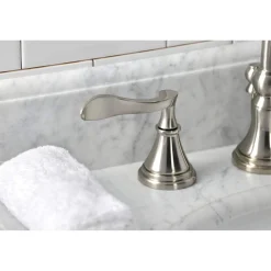 Clearance KS298XCFL-P Century Widespread Bathroom Faucet with Brass Pop-Up 8" Widespread