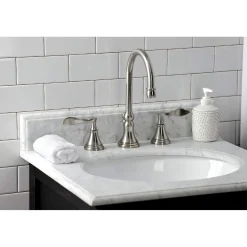 Clearance KS298XCFL-P Century Widespread Bathroom Faucet with Brass Pop-Up 8