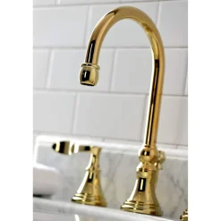 Clearance KS298XCFL-P Century Widespread Bathroom Faucet with Brass Pop-Up 8