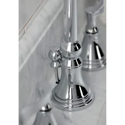 Clearance KS298XCFL-P Century Widespread Bathroom Faucet with Brass Pop-Up 8