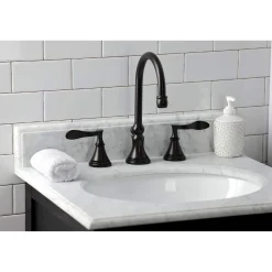 Clearance KS298XCFL-P Century Widespread Bathroom Faucet with Brass Pop-Up 8