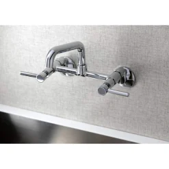 New KS823X-P Concord Two-Handle Wall-Mount Kitchen Faucet Wall Mounted Kitchen Faucets