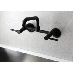 New KS823X-P Concord Two-Handle Wall-Mount Kitchen Faucet Wall Mounted Kitchen Faucets