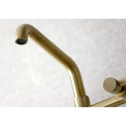 New KS823X-P Concord Two-Handle Wall-Mount Kitchen Faucet Wall Mounted Kitchen Faucets