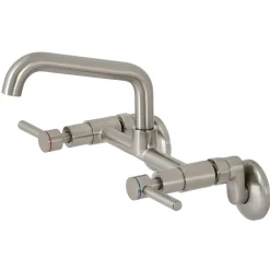 New KS823X-P Concord Two-Handle Wall-Mount Kitchen Faucet Wall Mounted Kitchen Faucets