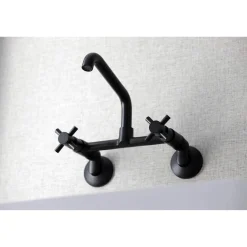 Best KS423X-P Concord Two-Handle Wall-Mount Kitchen Faucet Wall Mounted Kitchen Faucets