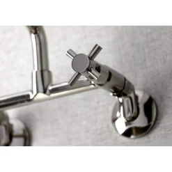 Best KS423X-P Concord Two-Handle Wall-Mount Kitchen Faucet Wall Mounted Kitchen Faucets