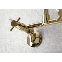 Best KS423X-P Concord Two-Handle Wall-Mount Kitchen Faucet Wall Mounted Kitchen Faucets