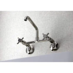 Best KS423X-P Concord Two-Handle Wall-Mount Kitchen Faucet Wall Mounted Kitchen Faucets