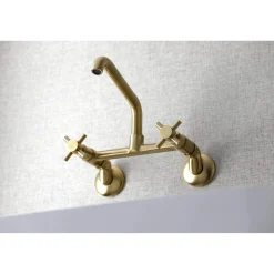 Best KS423X-P Concord Two-Handle Wall-Mount Kitchen Faucet Wall Mounted Kitchen Faucets