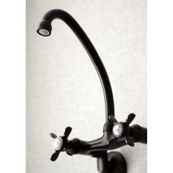 Outlet KS114X-P Essex Two Handle Wall Mount Kitchen Faucet Wall Mounted Kitchen Faucets