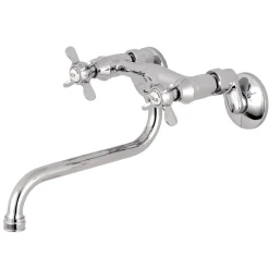 Discount KS115X-P Essex Two Handle Wall Mount Bathroom Faucet Wall Mount