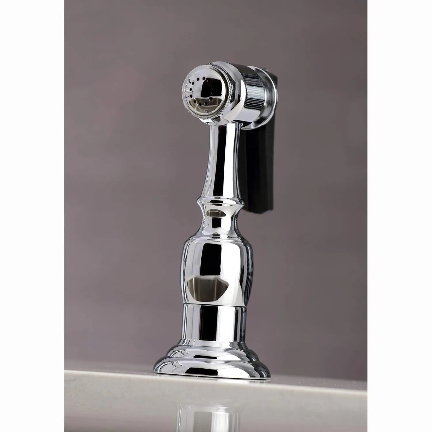 Sale KS727XPKLBS-P Duchess Bridge Kitchen Faucet with Brass Sprayer Bridge Faucets