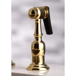 Sale KS727XPKLBS-P Duchess Bridge Kitchen Faucet with Brass Sprayer Bridge Faucets