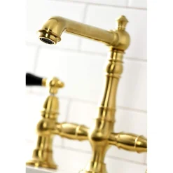 Sale KS727XPKLBS-P Duchess Bridge Kitchen Faucet with Brass Sprayer Bridge Faucets