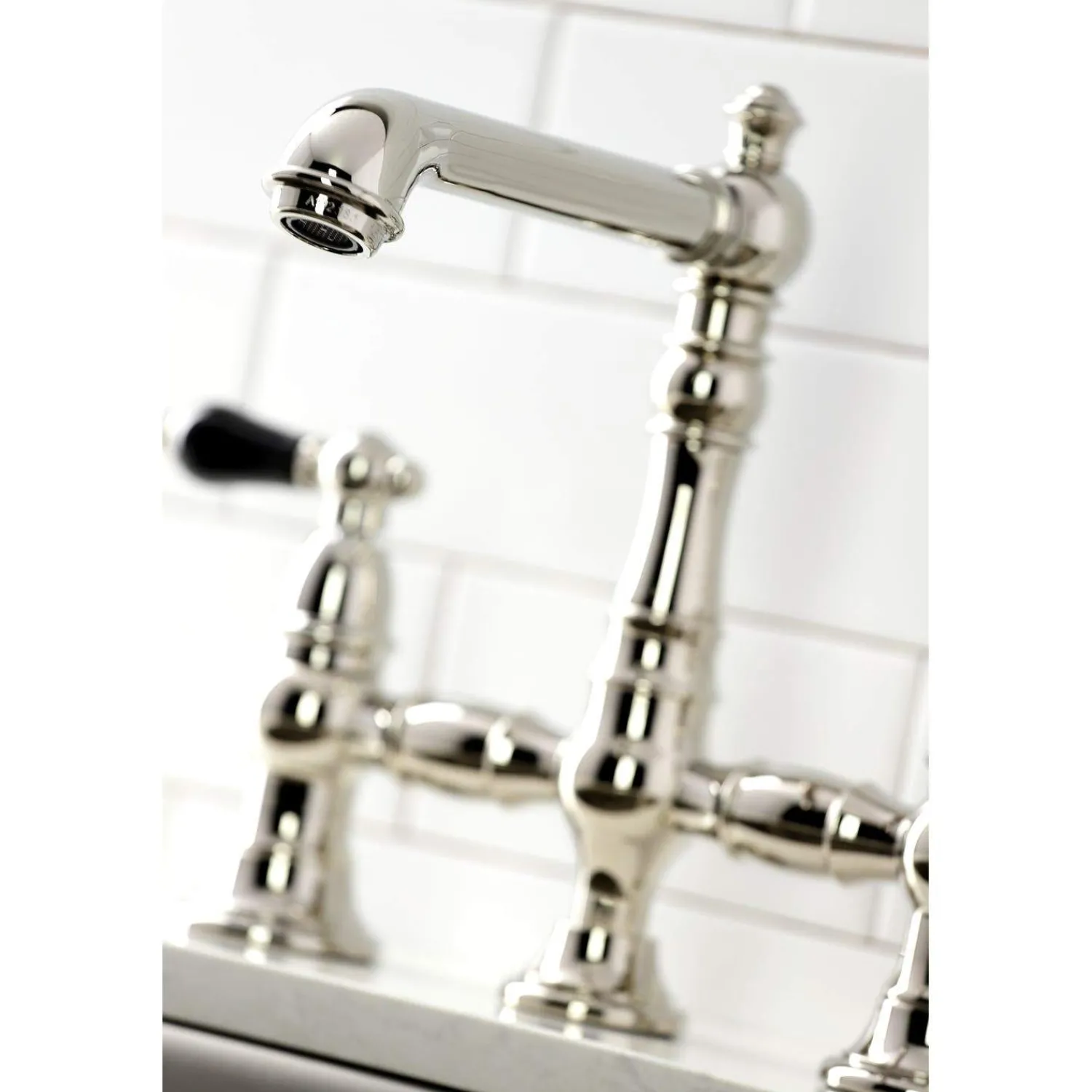 Sale KS727XPKLBS-P Duchess Bridge Kitchen Faucet with Brass Sprayer Bridge Faucets